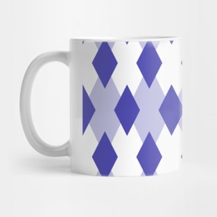 Argyle Plaid Pattern_4A46B0 Mug